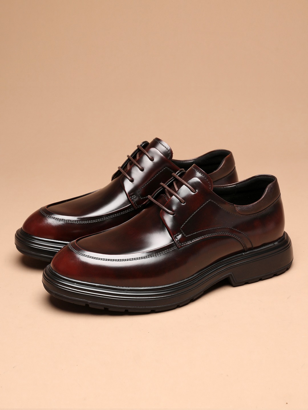 高级感气质男士正装商务休闲皮鞋