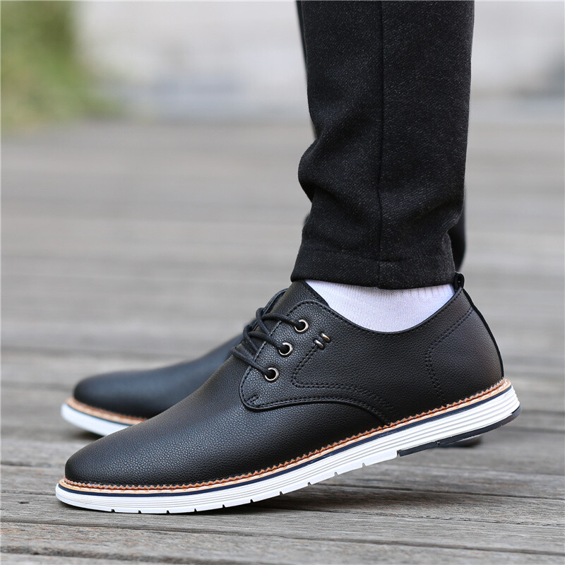 七匹狼2022春夏季新款男士皮鞋韩版潮流休闲鞋商务青年透气英伦百搭鞋子 深蓝 1965(单款) 41