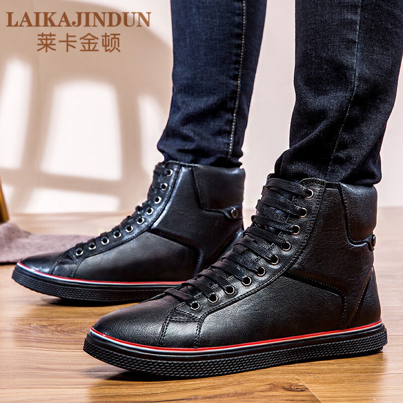 莱卡金顿2016冬季牛皮加绒棉鞋 英伦风潮中的舒适与型格